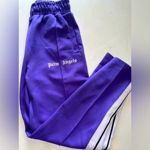 palm angels “logo-print side-stripe” track pants